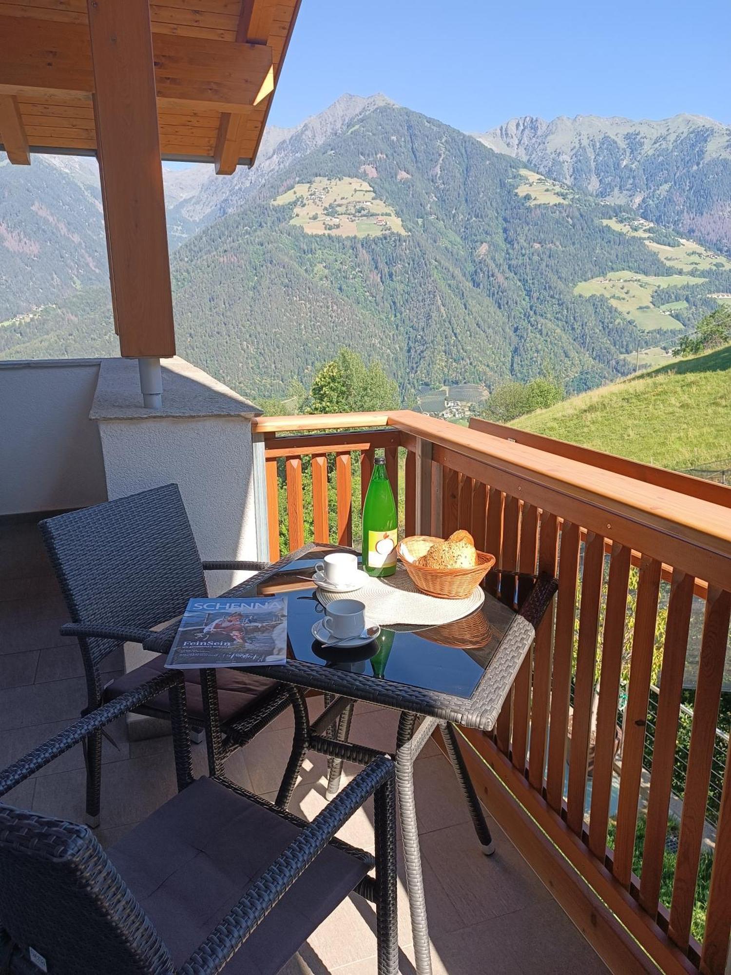Pruensterhof Schenna Apartment Luaran gambar